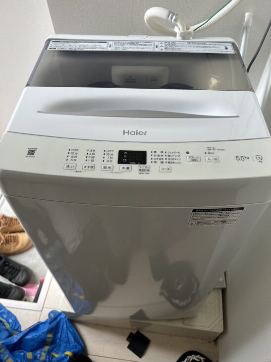 Haier（ハイアール）5.5キロ 全自動洗濯機 JW-U55B 2023年製