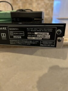 SONY(ソニー)ブルーレイディスクレコーダー BDZ-ZT1500 2017年製