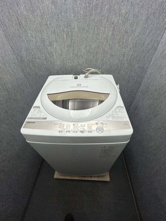 TOSHIBA（東芝）5.0キロ 全自動洗濯機 AW-5GA1（W) 2022年製