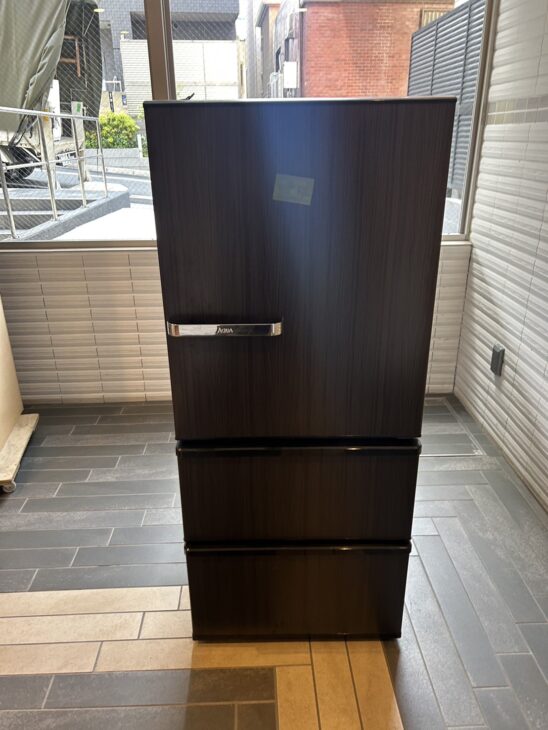 AQUA（アクア）272L 3ドア冷蔵庫 AQR-SV27M（K) 2022年製