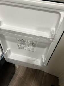 NITORI(ニトリ)106L 2ドア冷蔵庫 NTR-106BK 2022年製