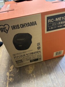 IRIS OHYAMA(アイリスオーヤマ)ジャー炊飯器 RC-ME10-B 2023年製