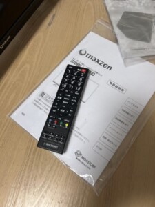 maxzen(マクスゼン)32型液晶テレビ J32CH02 2022年製