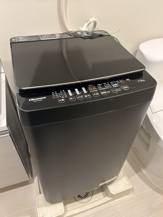 出張で八潮市【高価買取】Hisense 洗濯機 HW-G55EK 2022年製 ｜出張買取MAX