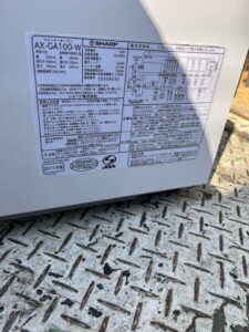 SHARP(シャープ)ウォーターオーブン ヘルシオ AX-GA100-W 2017年製