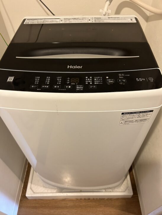 Haier（ハイアール）5.5キロ 全自動洗濯機 JW-U55A 2022年製