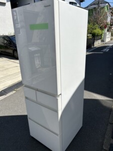 Panasonic(パナソニック)450L 5ドア冷蔵庫 NR-E458PX-W 2022年製