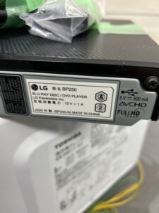 LG(エルジー)ブルーレイプレーヤー BP250 2020年製