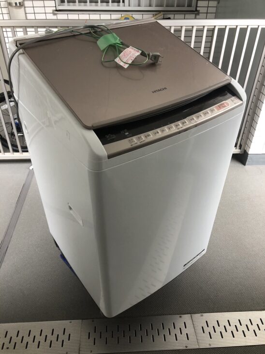 出張で大阪府枚方市【出張査定】日立 洗濯機 BW-DV90C 2018年製 ｜出張