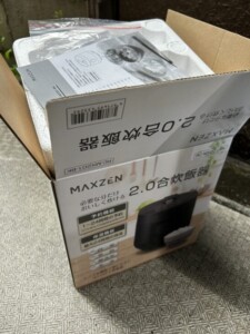 maxzen(マクスゼン)炊飯器 RC-MX201-BK