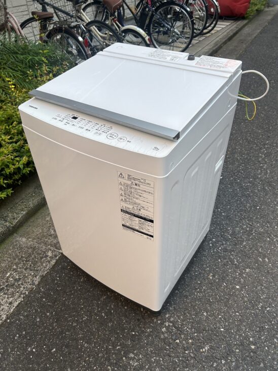 【即決可】TOSHIBA 洗濯機 AW-10M7 10kg 2022年製 家電 東芝、大容量10kgでまとめ洗いができる全自動洗濯機「AW-10M7