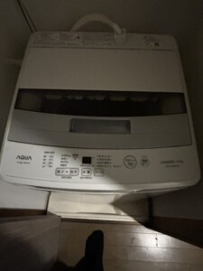 AQUA(アクア)4.5キロ 全自動洗濯機 AQW-S45HBK(FS) 2019年製