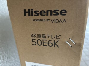 Hisense(ハイセンス)50型4K液晶テレビ 50E6K