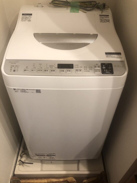 SHARP（シャープ）5.5キロ 電気洗濯乾燥機 ES-TX5E 2021年製