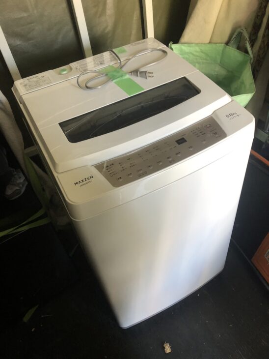 maxzen（マクスゼン）9.0キロ 全自動洗濯機 JW90WP01 2022年製