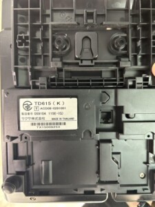 サクサ株式会社 多機能電話機 TD615(K)
