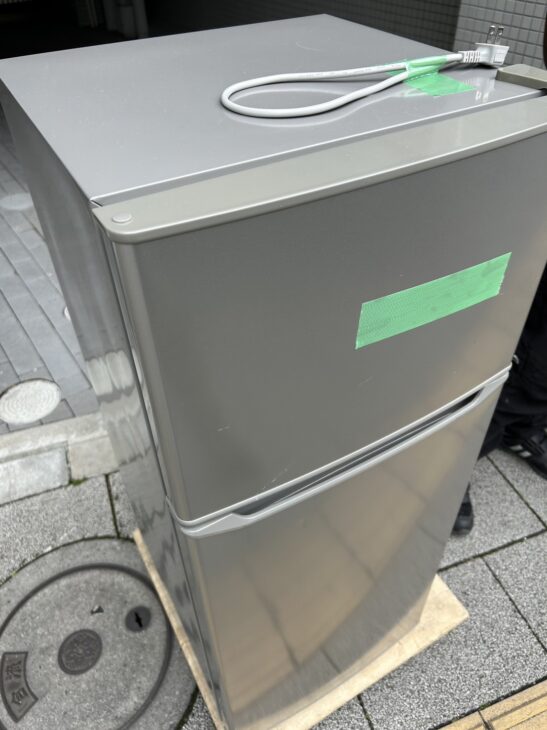 2018年製のHaier 2ドア冷蔵庫 JR-N130Aを江戸川区で無料引取しました