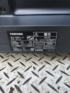 TOSHIBA(東芝)40型液晶テレビ 40V34 2021年製