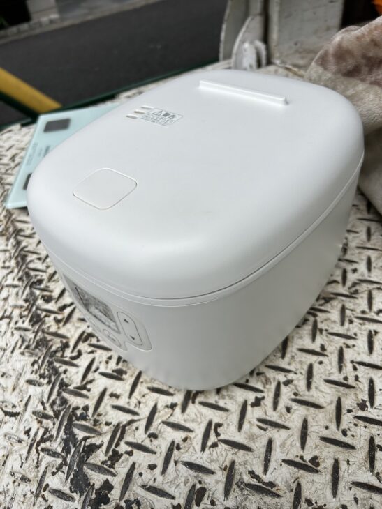 MUJI（無印良品）しゃもじ置き付き炊飯器 MJ-RC3A2 2021年製