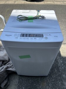 Hisense(ハイセンス)4.5キロ 全自動洗濯機 HW-K45E 2022年製