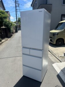 Panasonic(パナソニック)450L 5ドア冷蔵庫 NR-E457PX-W 2021年製