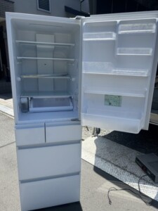 Panasonic(パナソニック)450L 5ドア冷蔵庫 NR-E457PX-W 2021年製