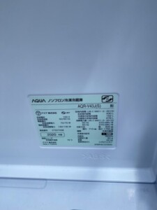AQUA(アクア)430L 4ドア冷蔵庫 AQR-V43J(S) 2020年製
