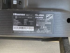 Hisense(ハイセンス)32型液晶テレビ 32BK2 2022年製