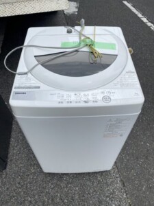 TOSHIBA(東芝)5.0キロ 全自動洗濯機 AW-5G9(W) 2021年製