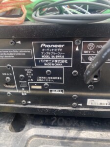 Pioneer(パイオニア)アンプサブウーファー SA-SWR35 2014年製