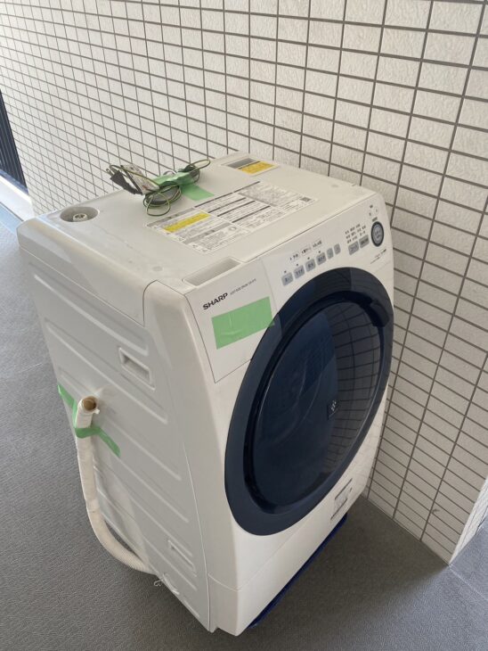 世田谷区にて【出張買取】SHARP（シャープ）7.0㎏ ドラム式洗濯乾燥機 