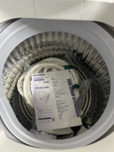 SHARP(シャープ)7.0キロ 全自動洗濯機 ES-KS70W-W 2020年製