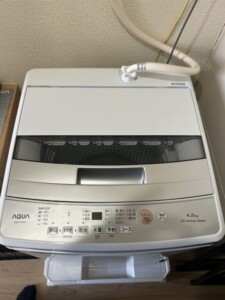 AQUA(アクア)4.5キロ 全自動洗濯機 AQW-S4P(W) 2023年製