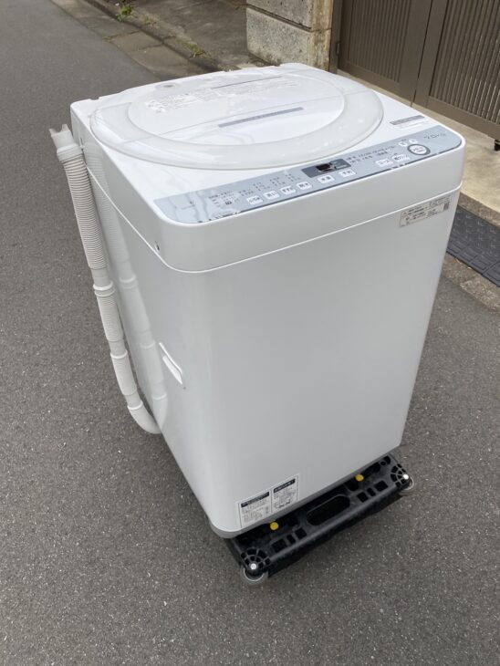 箕面市船場東で【買取】シャープ 7.0キロ 全自動洗濯機 ES-GE7D-W 2020 箕面市船場東で【買取】シャープ 7.0キロ 全自動洗濯機 ES-GE7D-W 2020