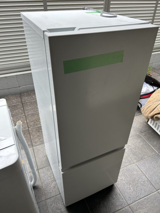 2ドア冷蔵庫 TAG label by amadana AT-RF160-WH