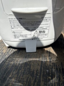 TIGER(タイガー)マイコン炊飯ジャー JBH-G102 2023年製