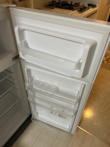 MAXZEN(マクスゼン)112L 2ドア冷蔵庫 JR112ML01WH 2022年製