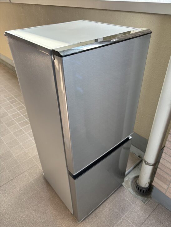 松戸市へ【出張買取】に行ってきました！AQUA 2ドア冷蔵庫 AQR-J13M（S