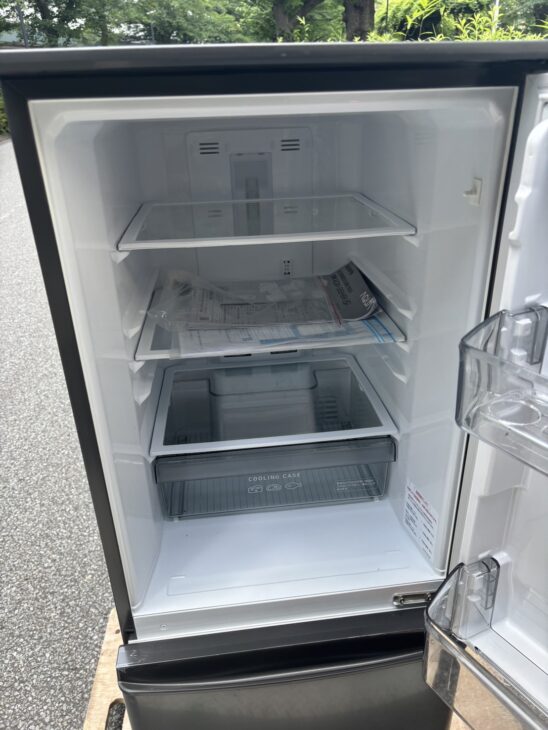 2023年製の美品！三菱 2ドア冷蔵庫 NR-P15H-H 東京都大田区のお客様