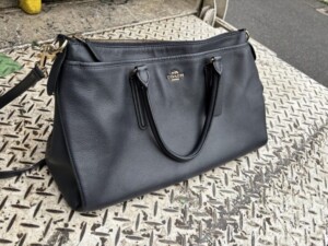COACH(コーチ)ミニボストンバッグ ブラック レディース