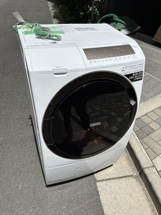 2022年製の日立 ドラム式洗濯乾燥機 BD-SG100GL【高価買取】京都市へ