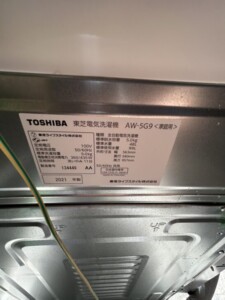 TOSHIBA(東芝)東芝電気洗濯機 5.0kg AW-5G9 2021年製
