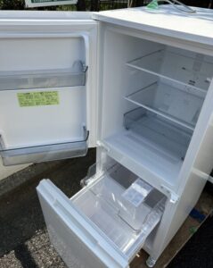 SHARP(シャープ)152L 2ドア冷蔵庫 SJ-D15H-W 2022年製