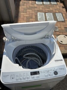 SHARP(シャープ)7.0キロ 全自動洗濯機 ES-GE7F-W 2022年製