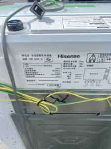 Hisense(ハイセンス)全自動電気洗濯機 5.5kg HW-G55B-W 2020年製
