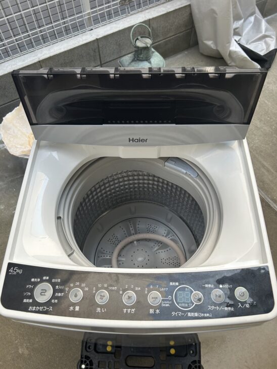 富士見市へ出張【買取】Haier 洗濯機 JW-C45D 美品状態でAランク
