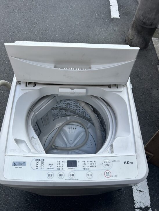 宇都宮市】へヤマダ製の縦型洗濯機 YWM-T60H1を査定へ向かいました