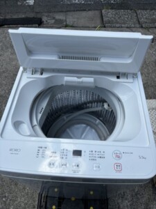 YAMADA(ヤマダ)5.5キロ 全自動洗濯機 YWM-T55LW 2023年製