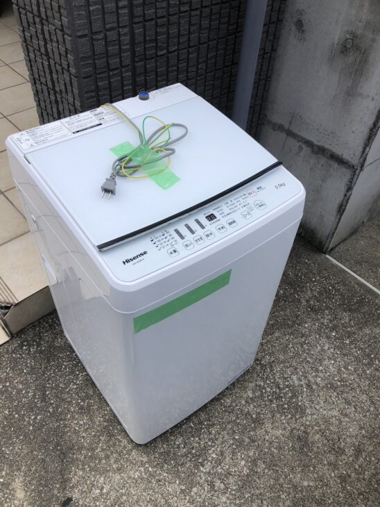 調布市へ【出張買取】Hisense 洗濯機 HW-G55B-W 2020年製 ｜出張買取MAX
