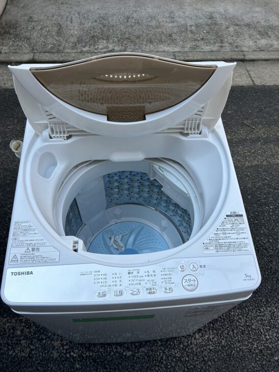 東芝　TOSHIBA 全自動洗濯機　AW-5G8 2020年製 5kg 2020年製【高価買取】東芝 全自動洗濯機 AW-5G8 館林市へ出張